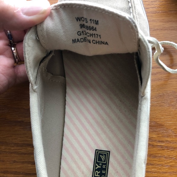 NWOT Sperry Topsider canvas shoes - Picture 6 of 6